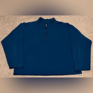 The North Face Sweater Men’s Medium Blue Quarter Zip Pullover